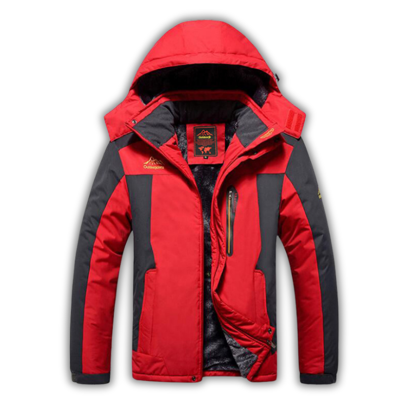 Veste imperméable à doublure polaire – coupe-vent - capuche amovible