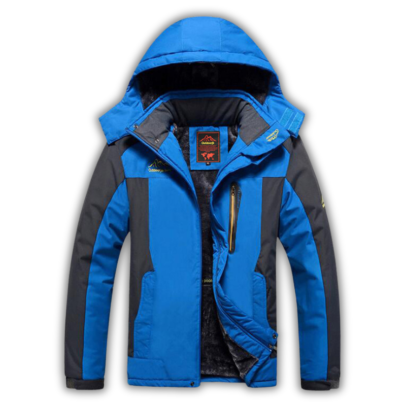 Veste imperméable à doublure polaire – coupe-vent - capuche amovible