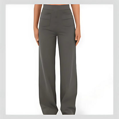 Pantalon Décontracté Taille Haute