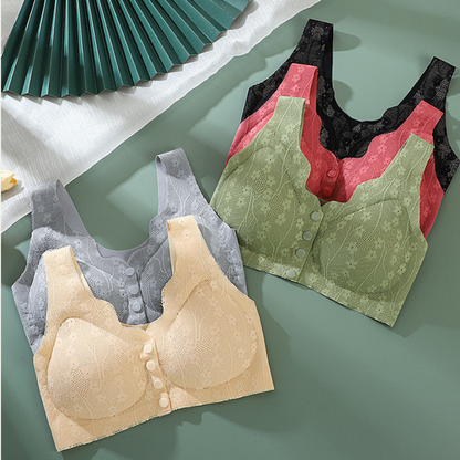 Soutien-gorge sans couture avec fermeture sur le devant pour femme