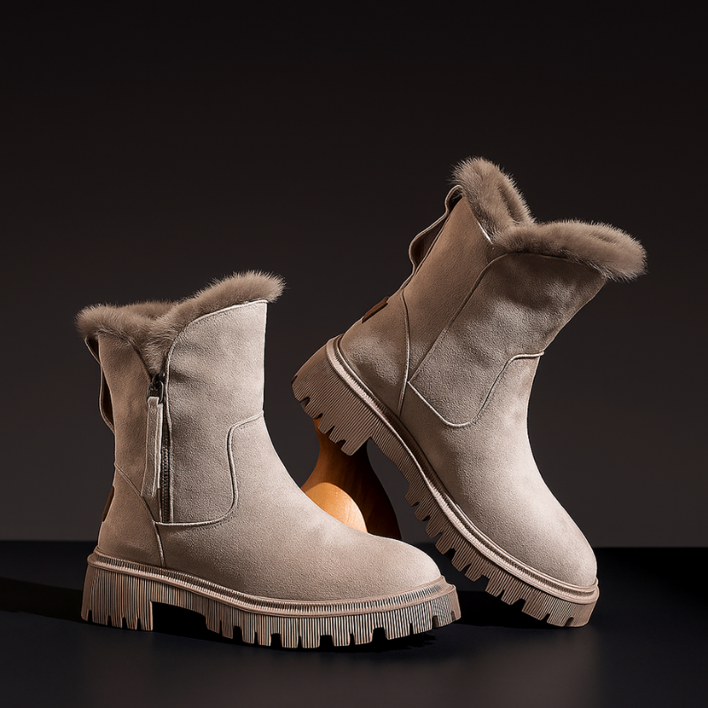 NordÉlégance™ – Bottes d’hiver fourrées et imperméables pour femme