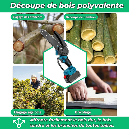 V30PRO™ – Tronçonneuse électrique sans fil - 2ème batterie offerte