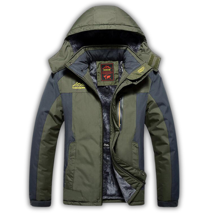 Veste imperméable à doublure polaire – coupe-vent - capuche amovible